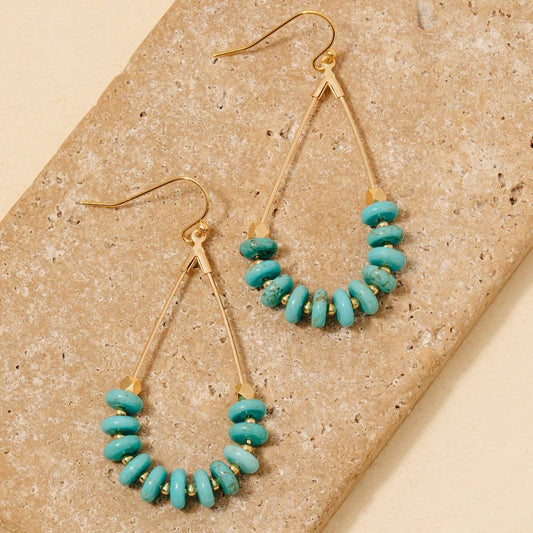 Stone Dangle Earrings