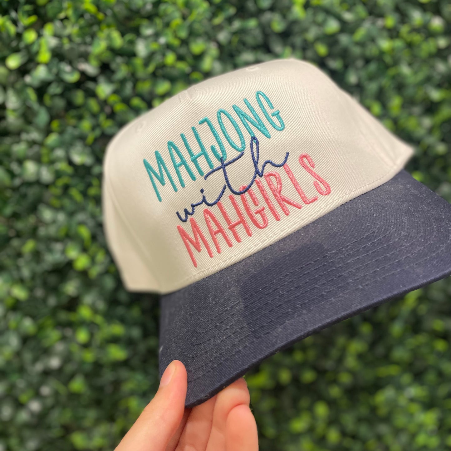 Mahjong with Mahgirls- Structured Hat