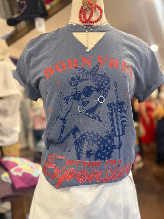 Born Free Pin Up Tee