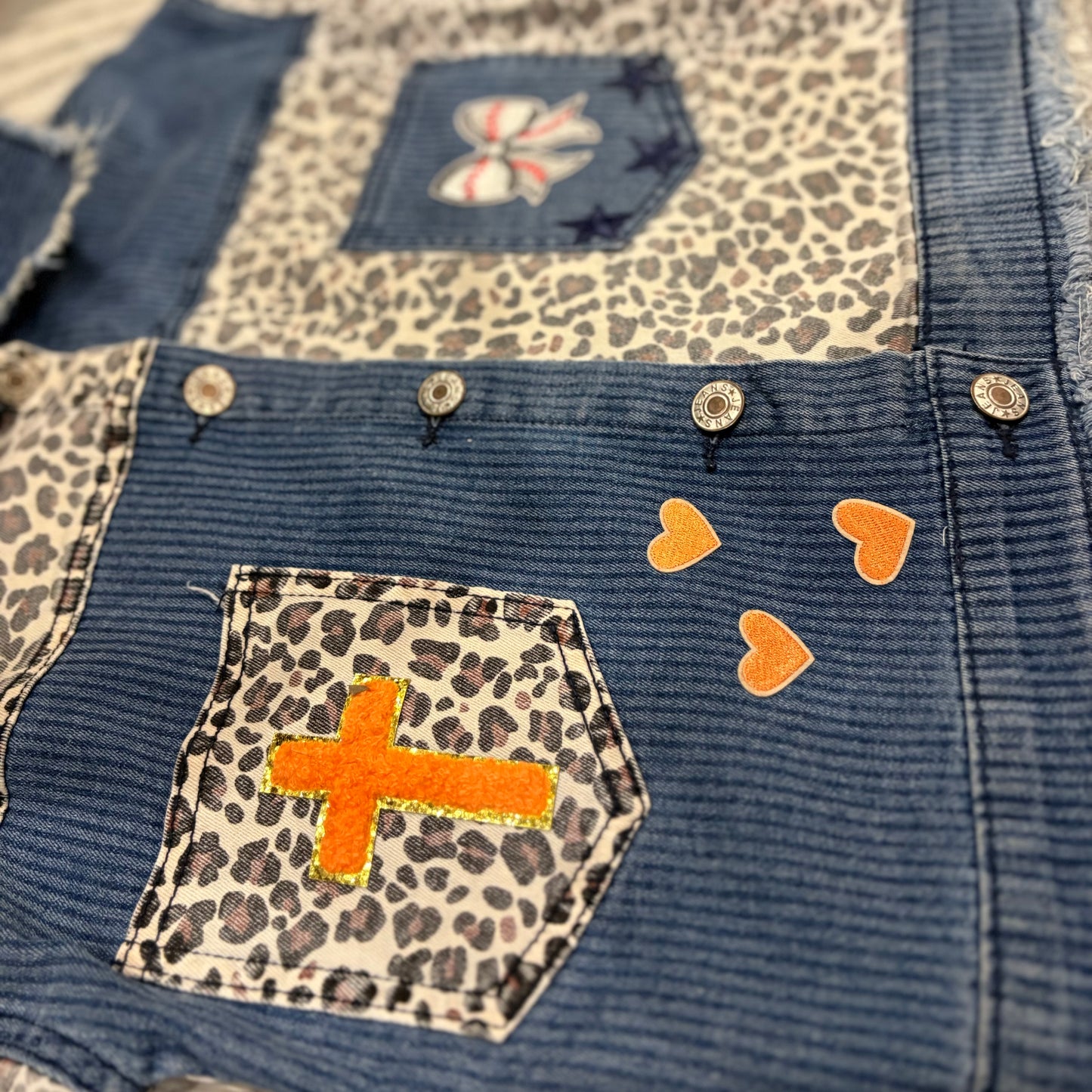 ‘Stros Leopard Denim Jacket