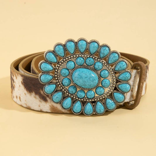 Turquoise Buckle Belt