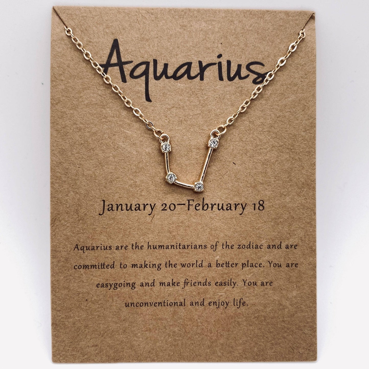 Constellation Necklace w/Rhinestones