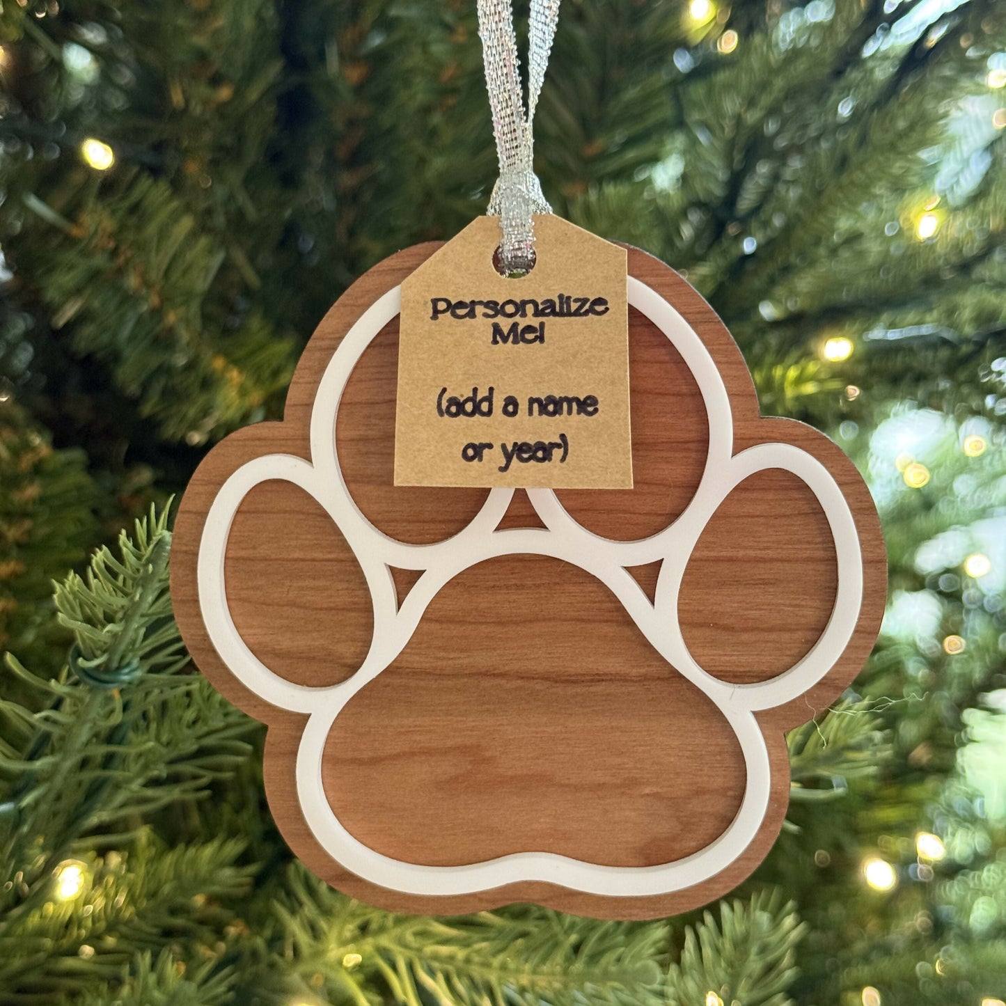 Paw Print Ornament