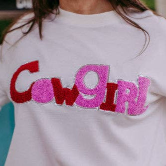 Cowgirl Sequins Long sleeve Tee