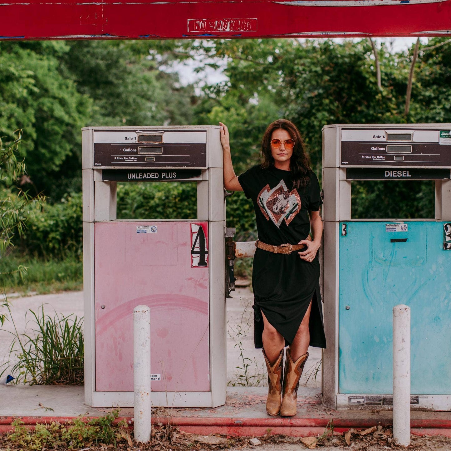 Desperado Sequin Embroidered Tee Dress