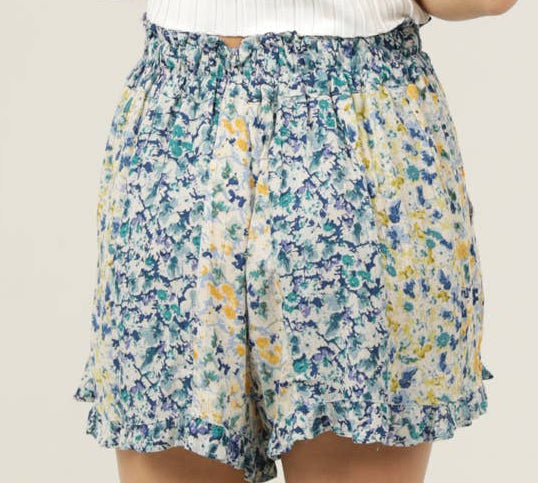 Floral Twirl Shorts