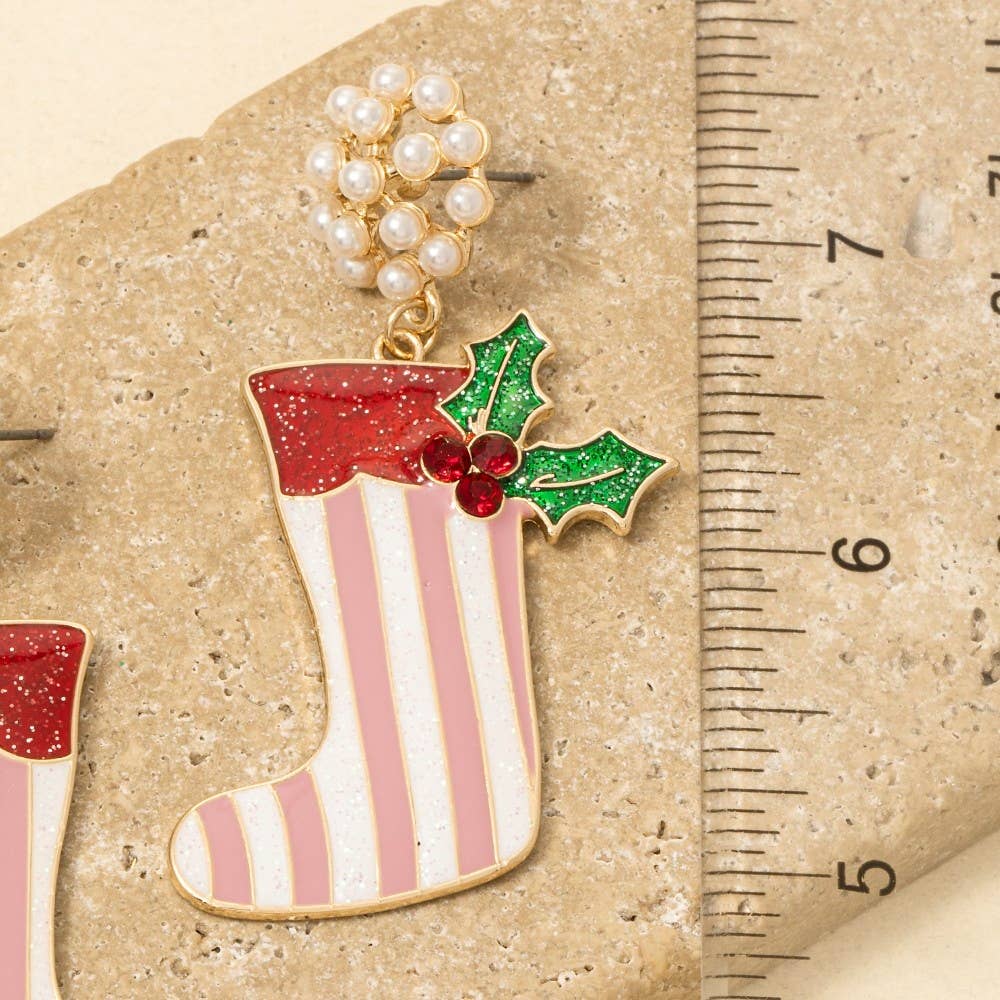 Stocking Dangle Earrings