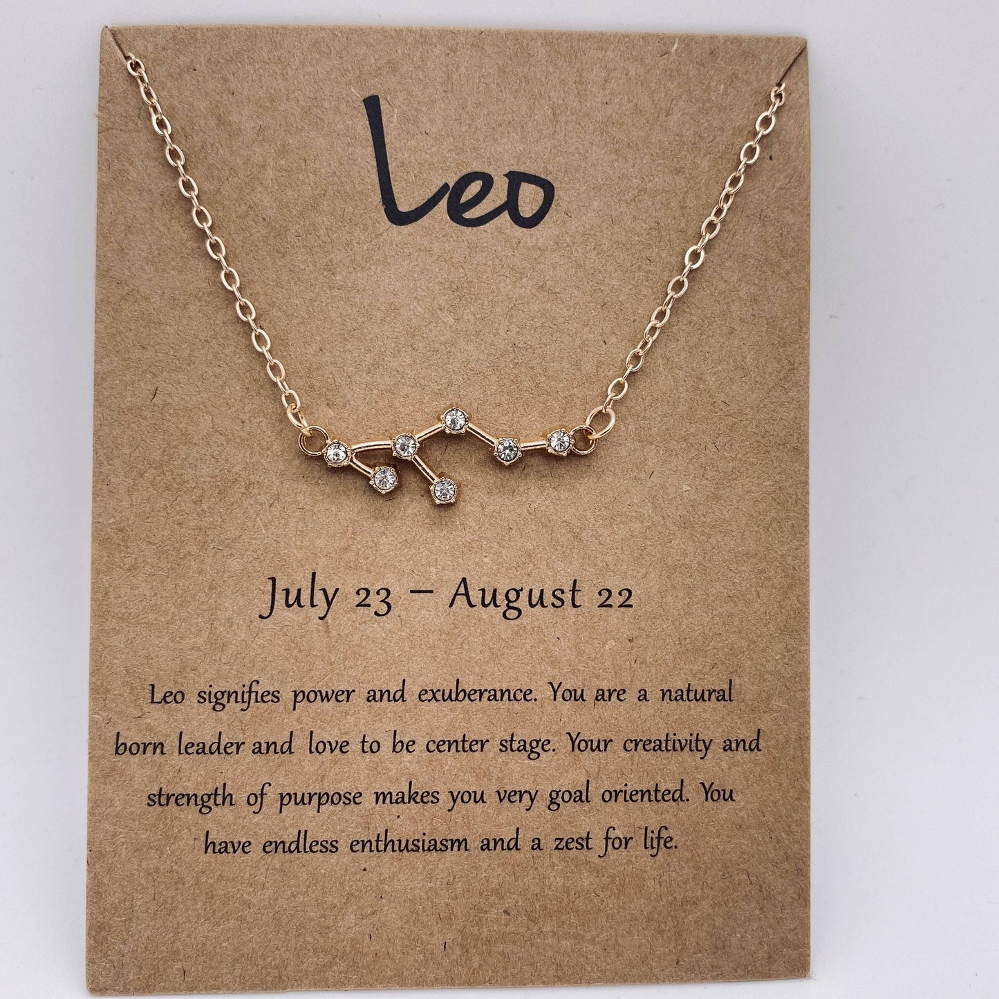 Constellation Necklace w/Rhinestones