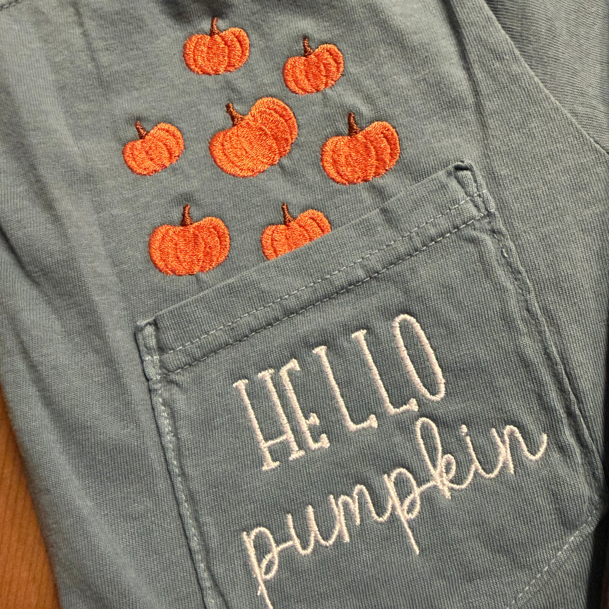 Hello Pumpkin Pocket Shirt