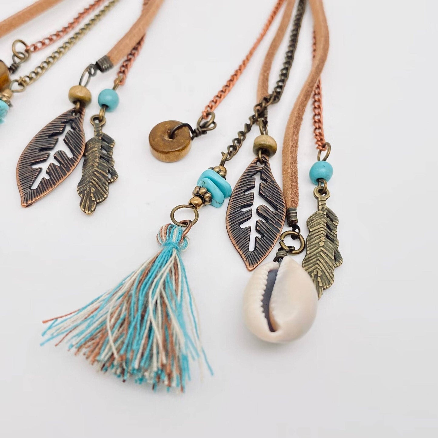 Bohemian Chain Tassel Earrings