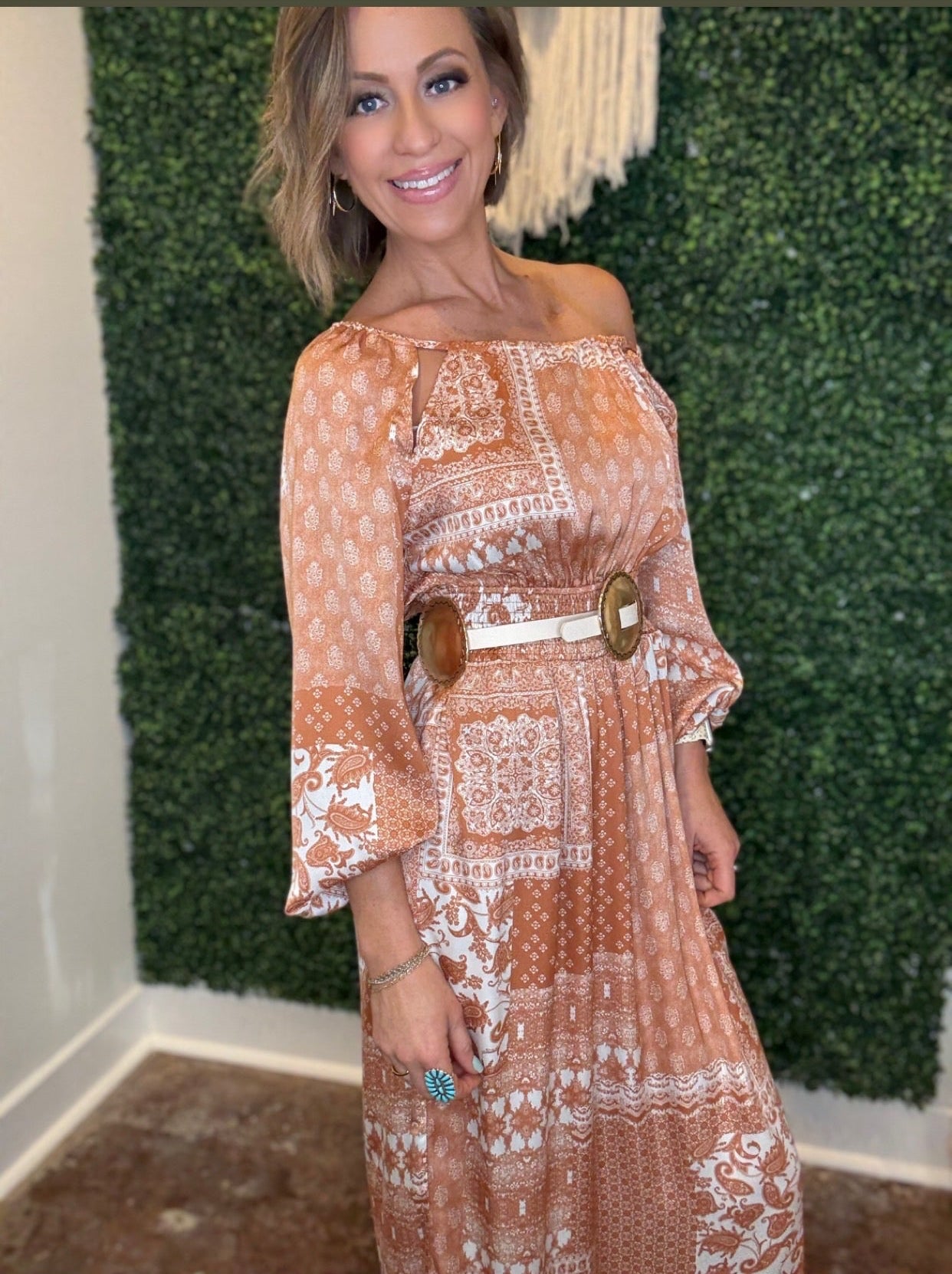 Paisley Patchwork Maxi Dress