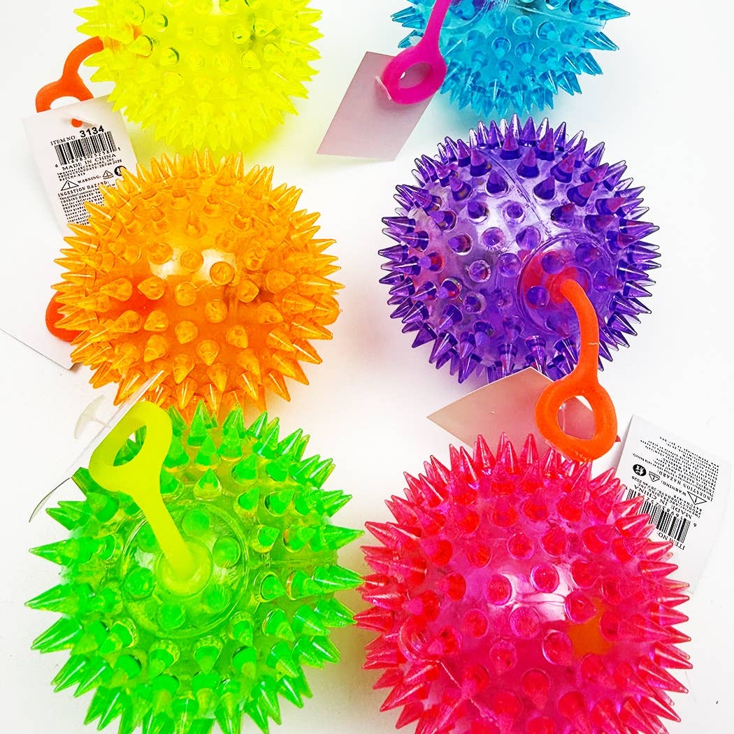 Light Up Spike YoYo Bouncy Ball