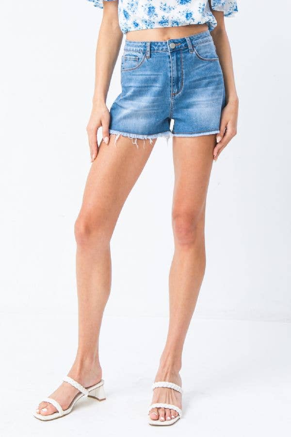 A denim shorts-JP5897