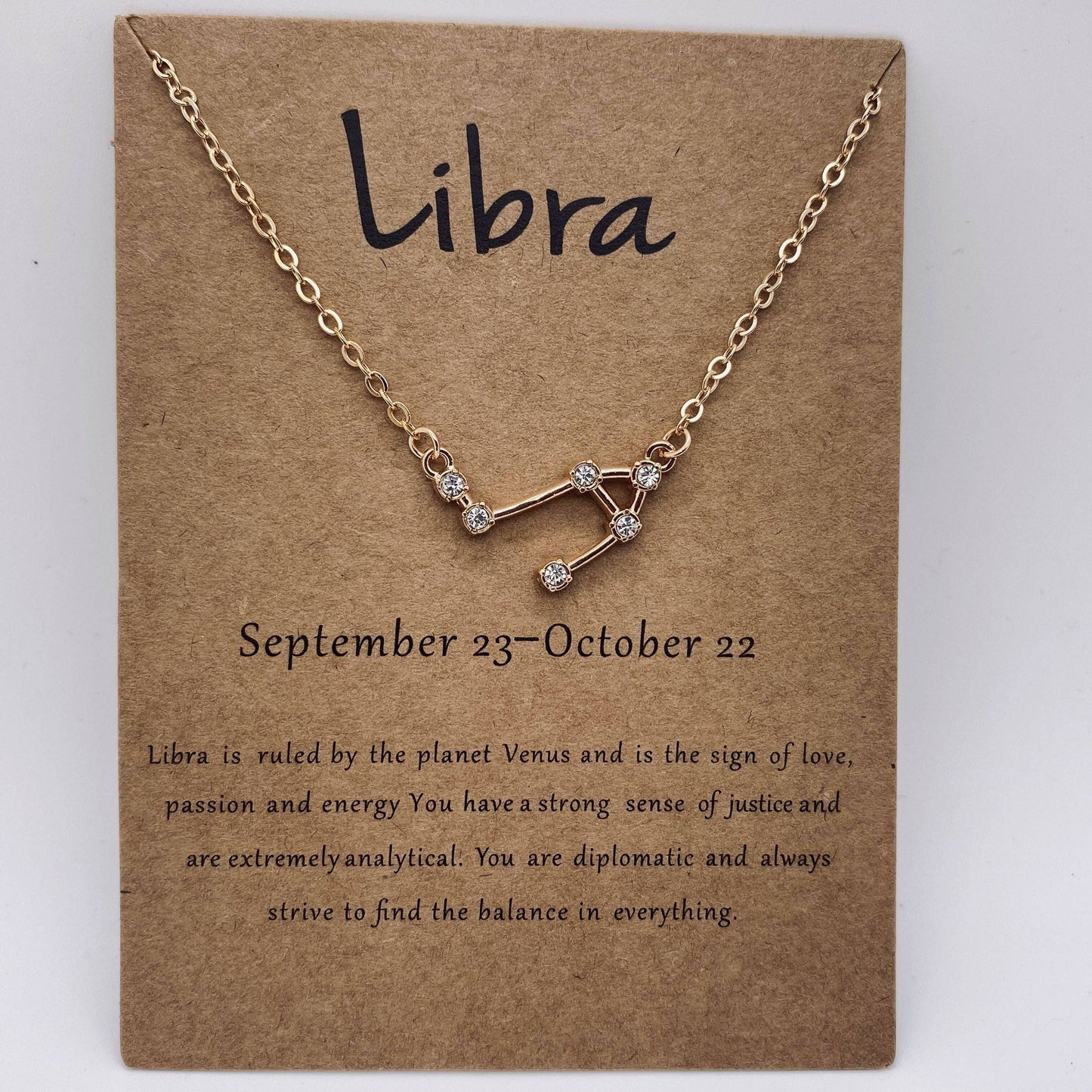 Constellation Necklace w/Rhinestones