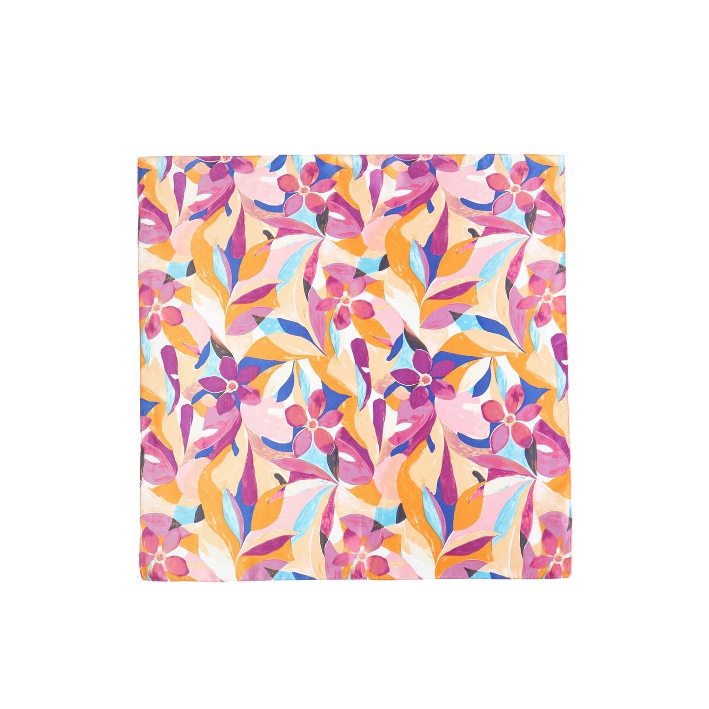 Floral Satin Bandana