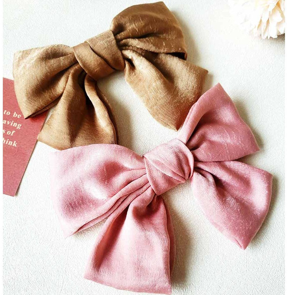 Vibrant Satin Hair Bow