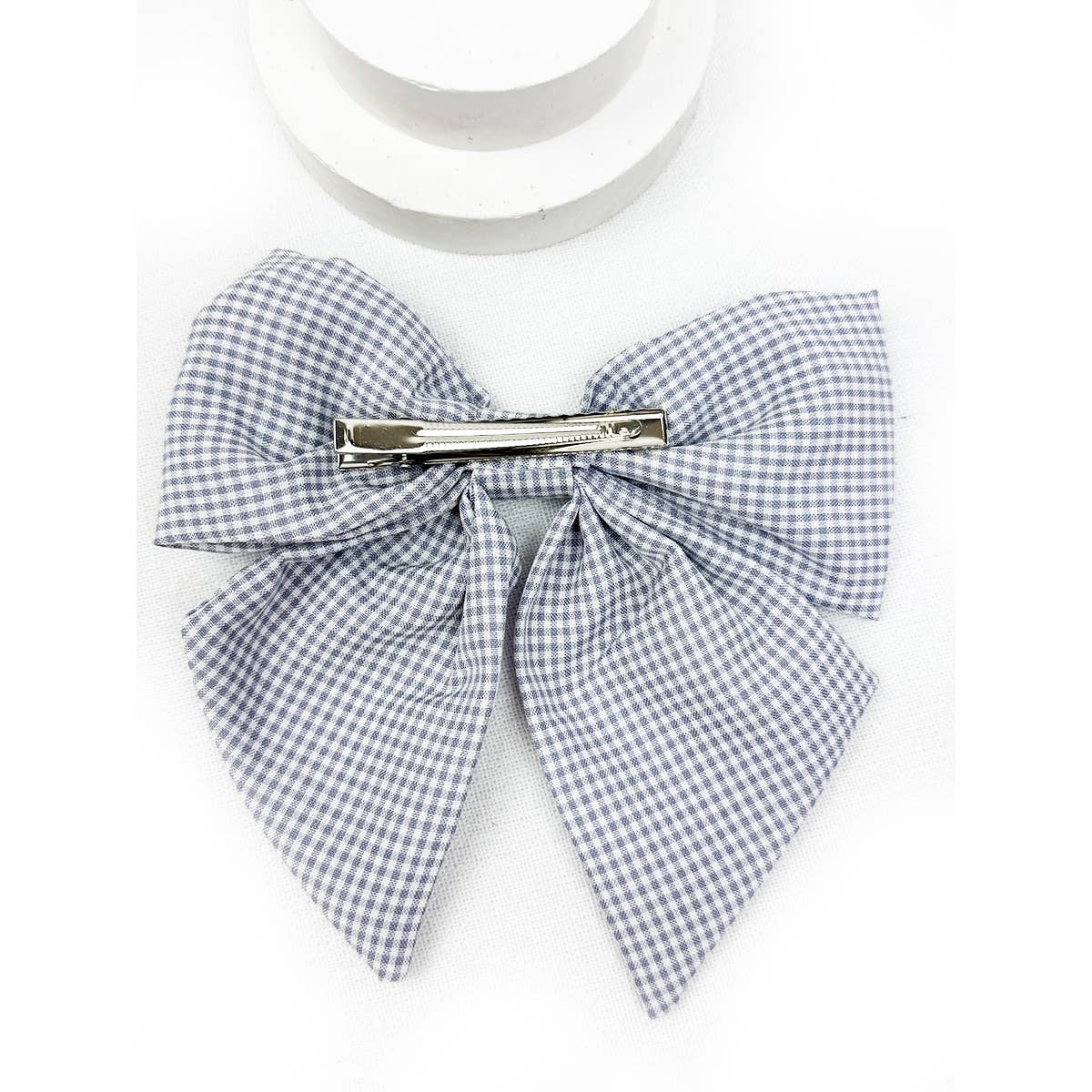 Checkered Hair Bow