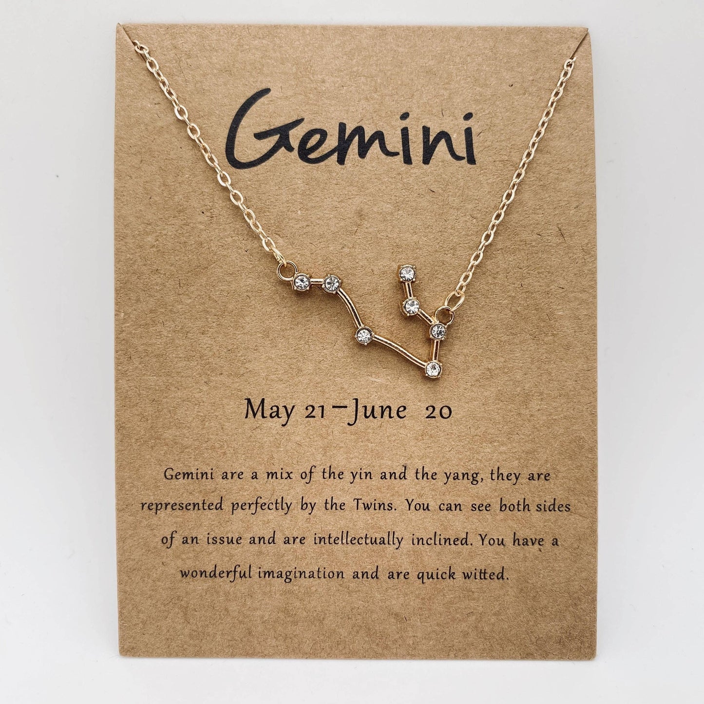 Constellation Necklace w/Rhinestones