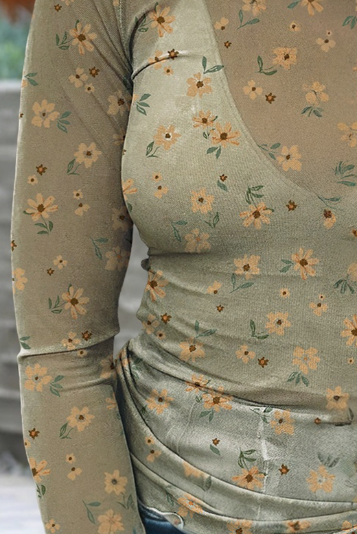 Sage Floral Burnout
