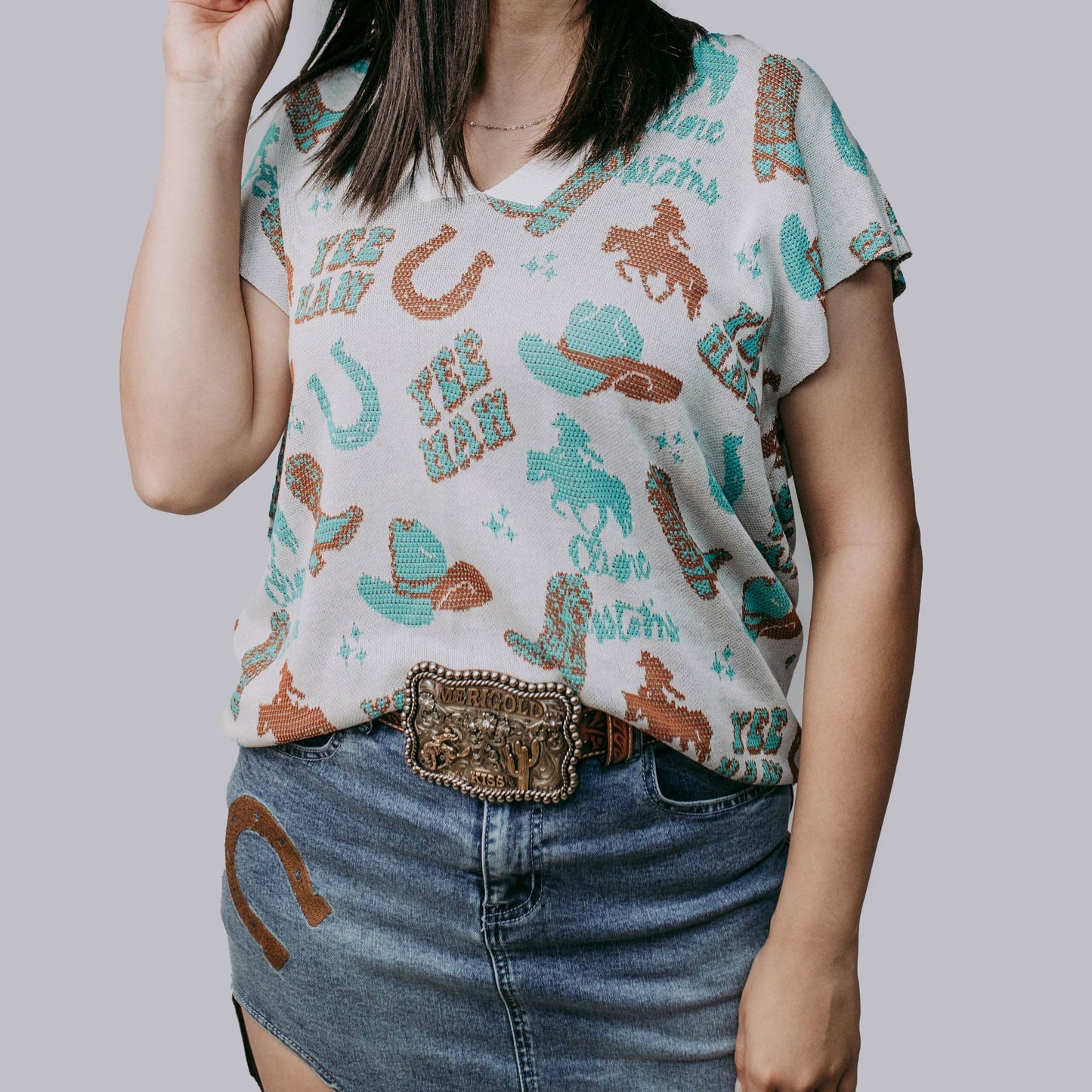 Cowgirl Charm Sweater Vest