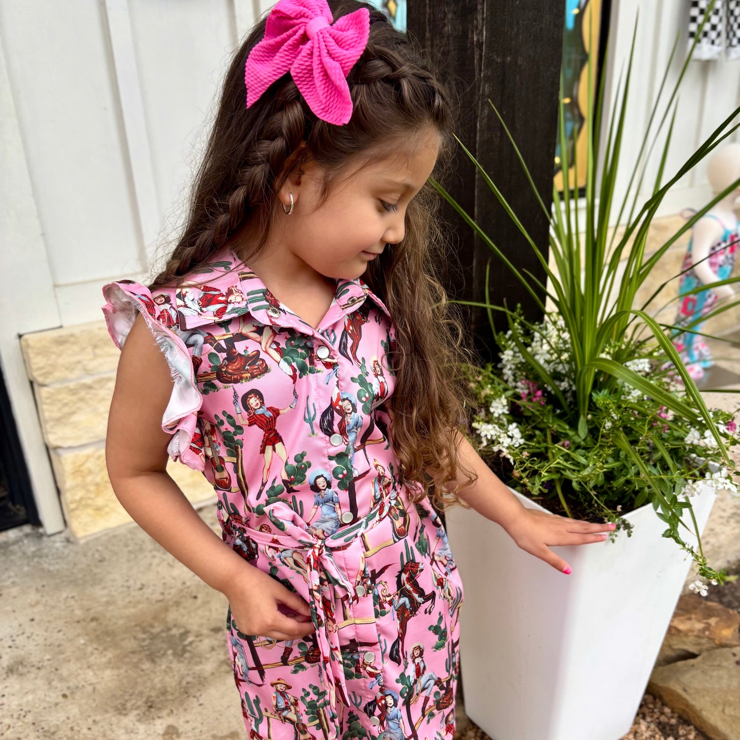 Pin Up Pearl Snap Dress