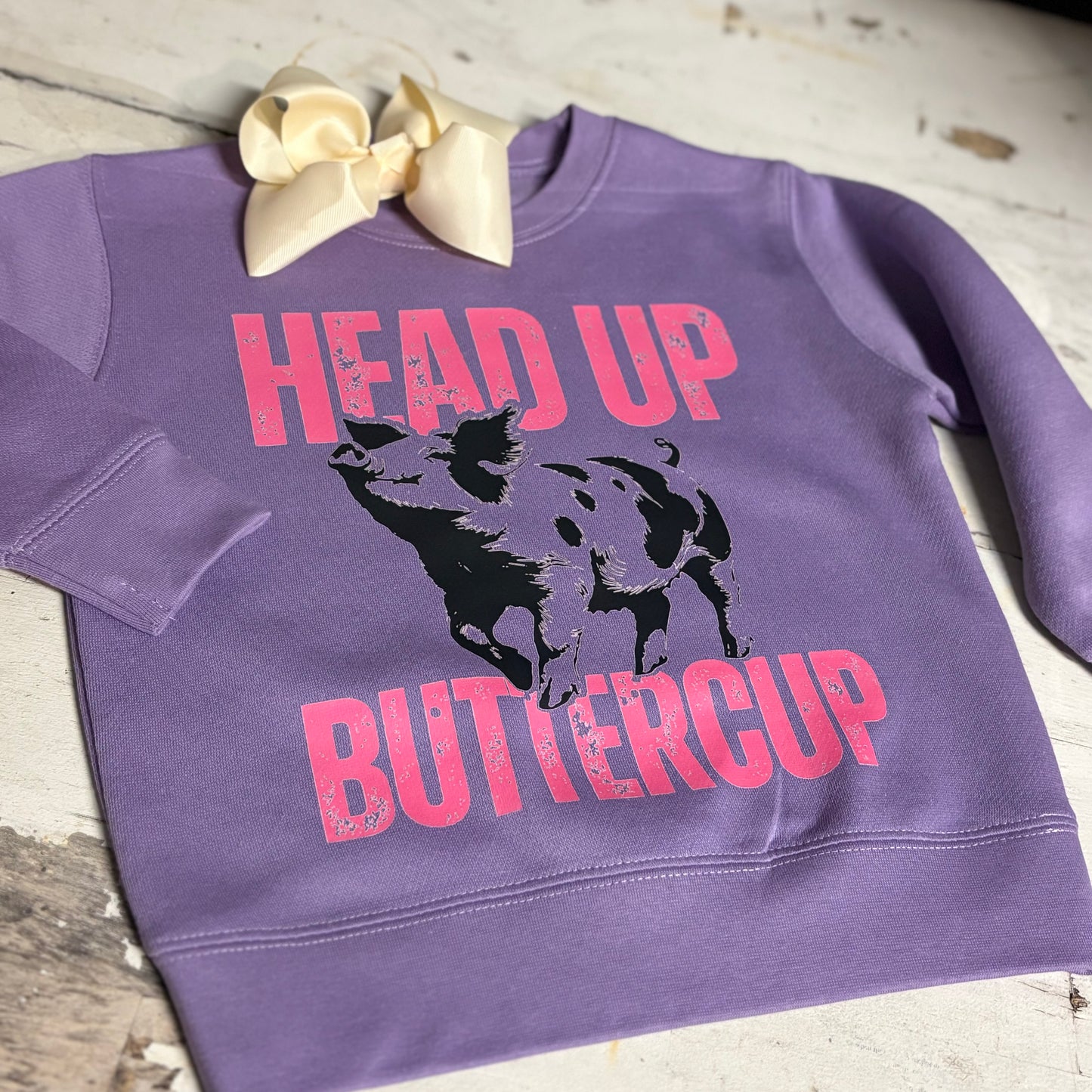 Children’s Head Up Buttercup Crewneck