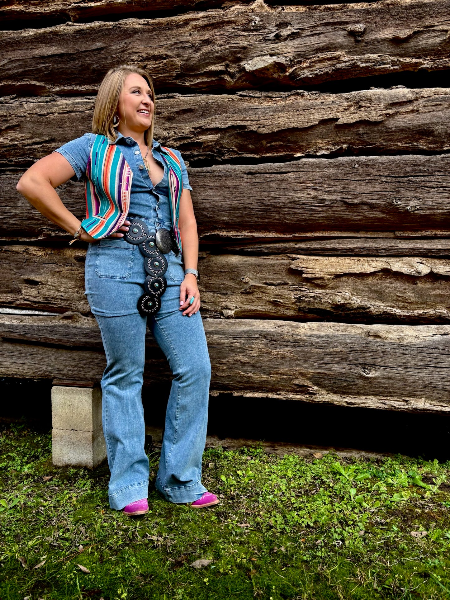 Lainey Denim Jumpsuit