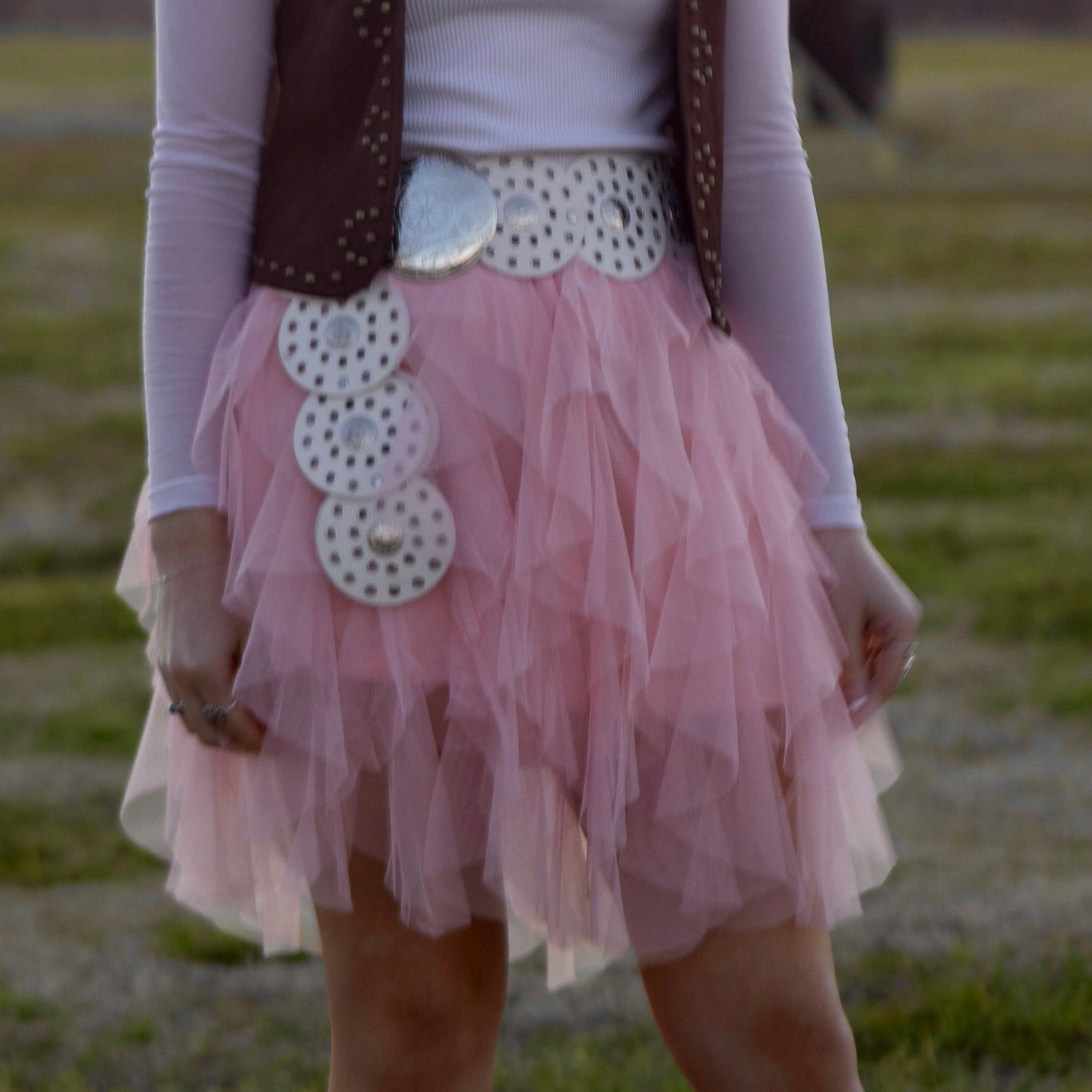 Sadie Tulle Mesh Skirt