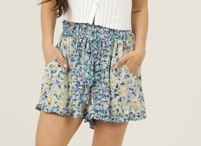 Floral Twirl Shorts