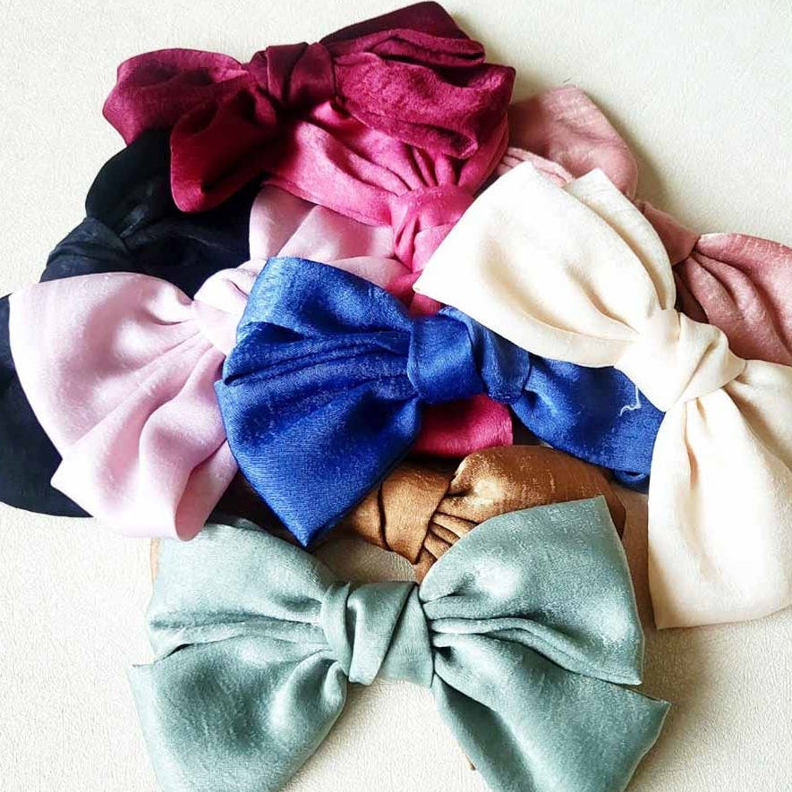 Vibrant Satin Hair Bow