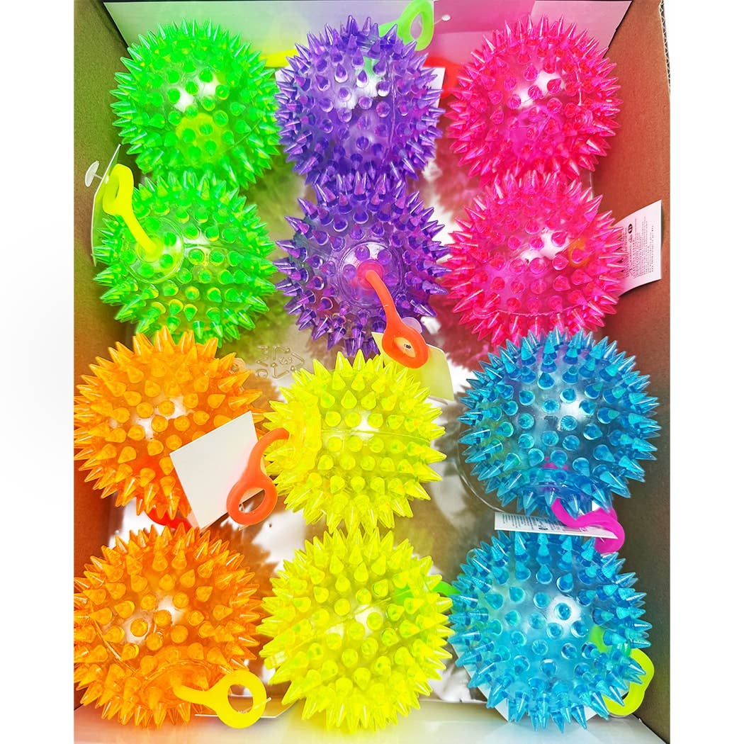 Light Up Spike YoYo Bouncy Ball