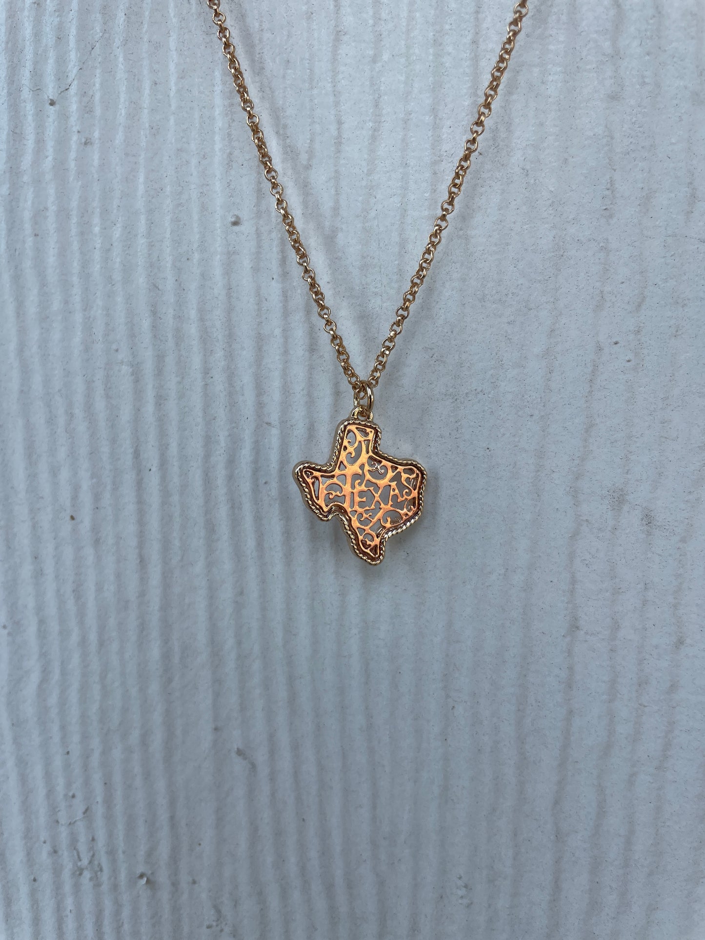 Texas Scroll Necklace