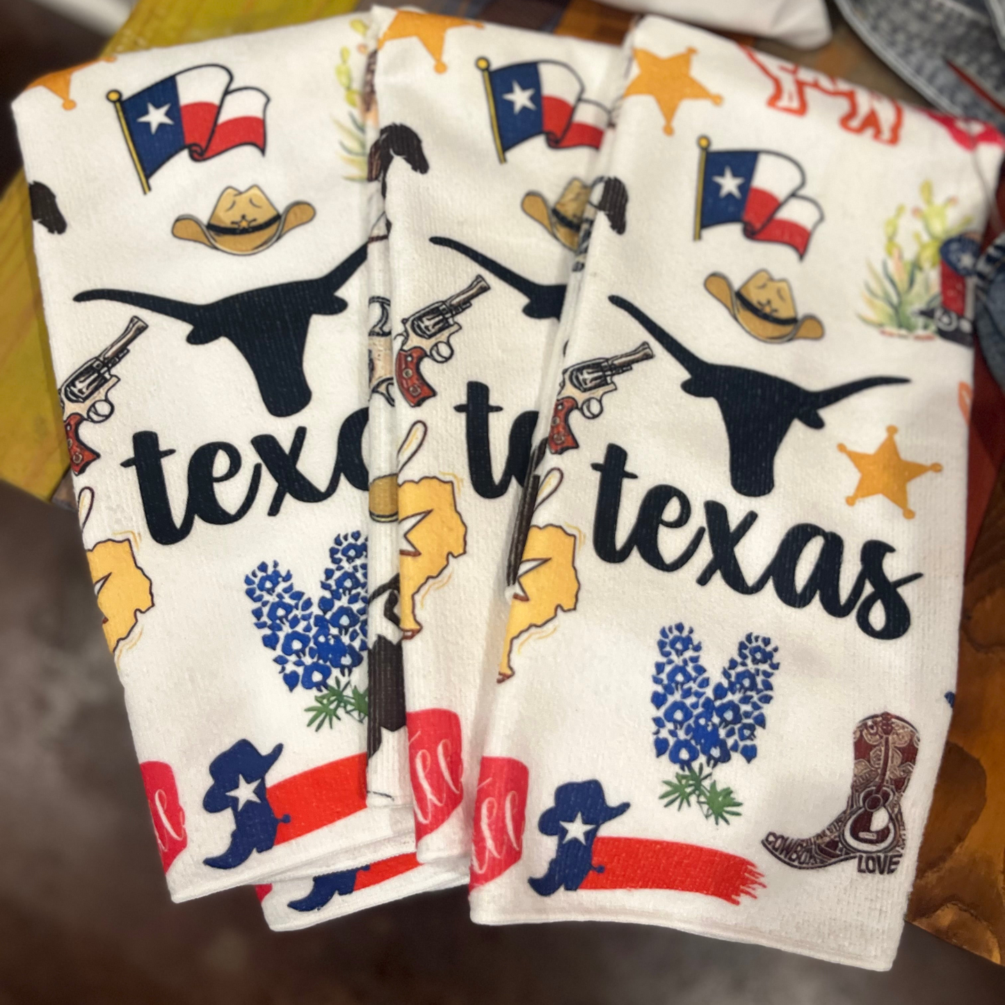 Texas Themed Towel