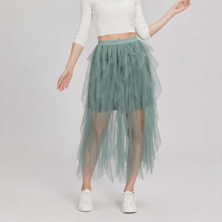 Tulle Waterfall Skirt