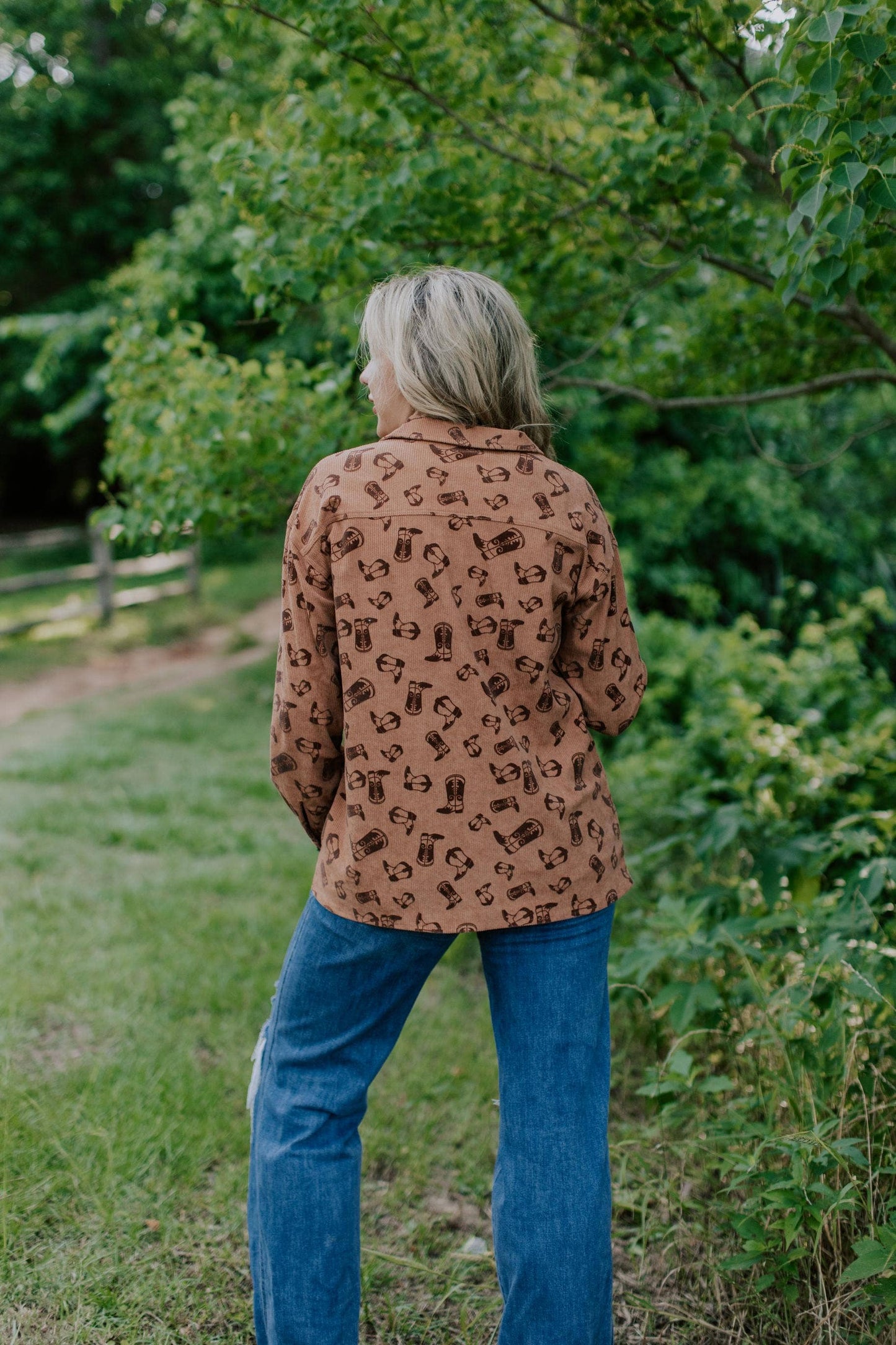 Boot Scootin' Corduroy Shacket