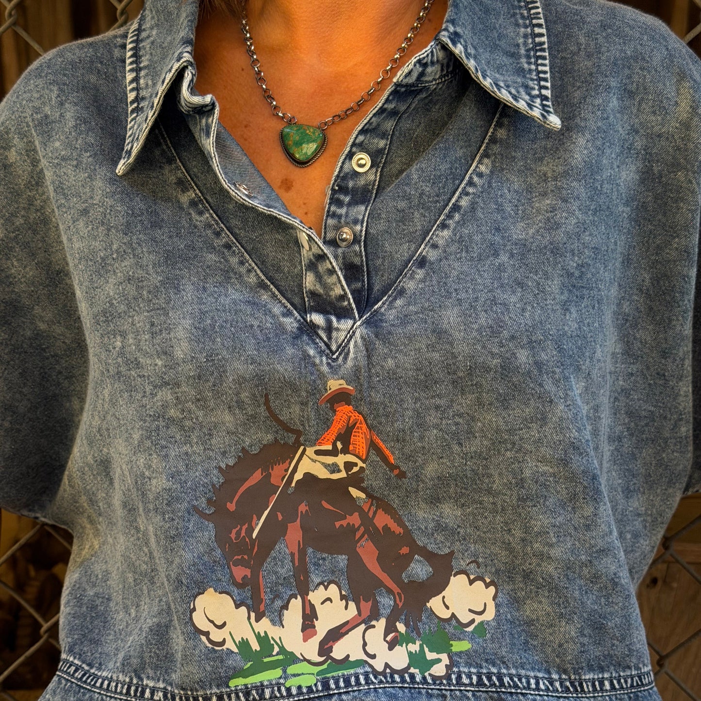 Mane Attraction Denim Top