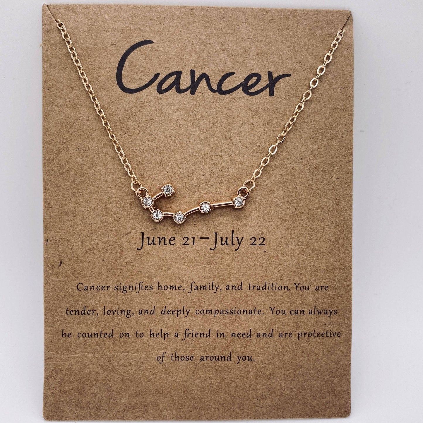Constellation Necklace w/Rhinestones