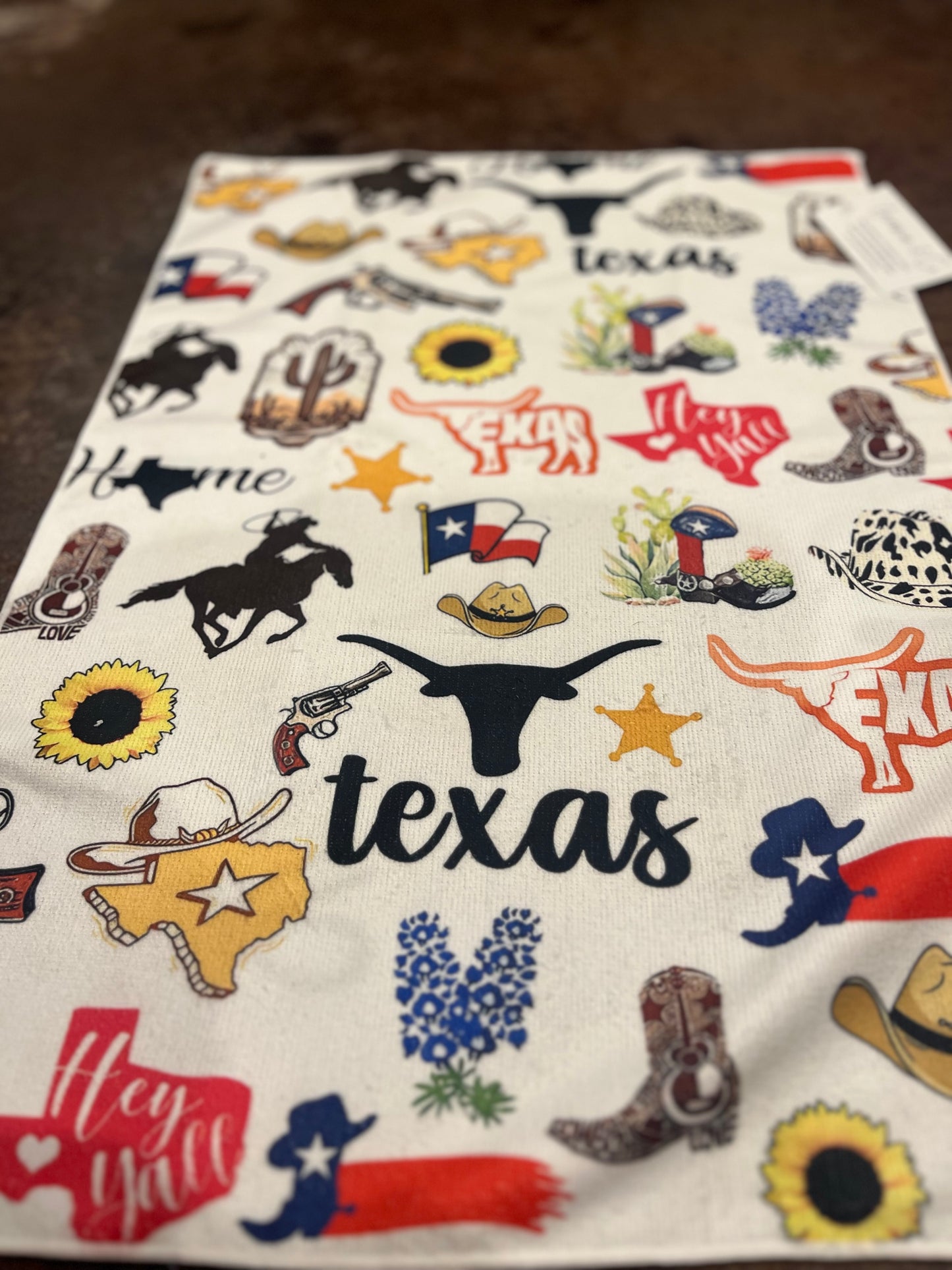 Texas Themed Towel