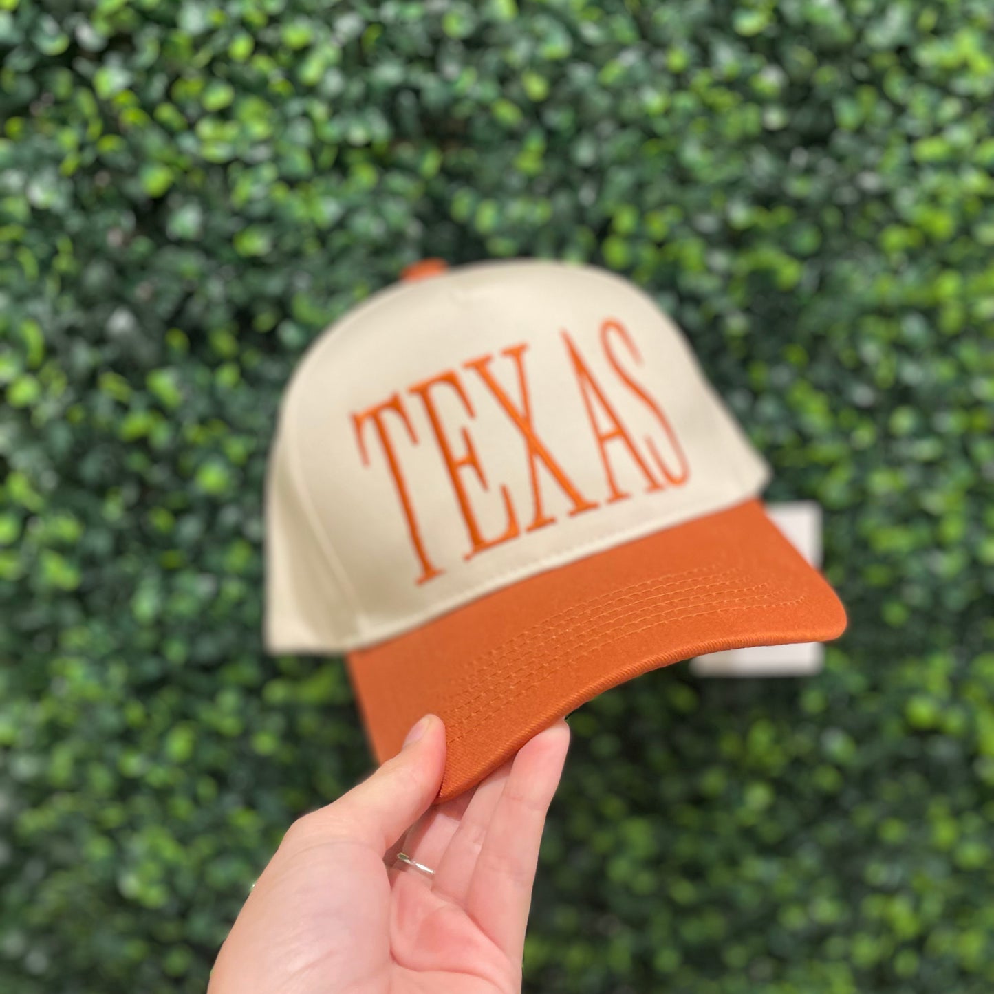 Burnt Orange hat- Structured Hat