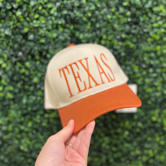 Burnt Orange hat- Structured Hat