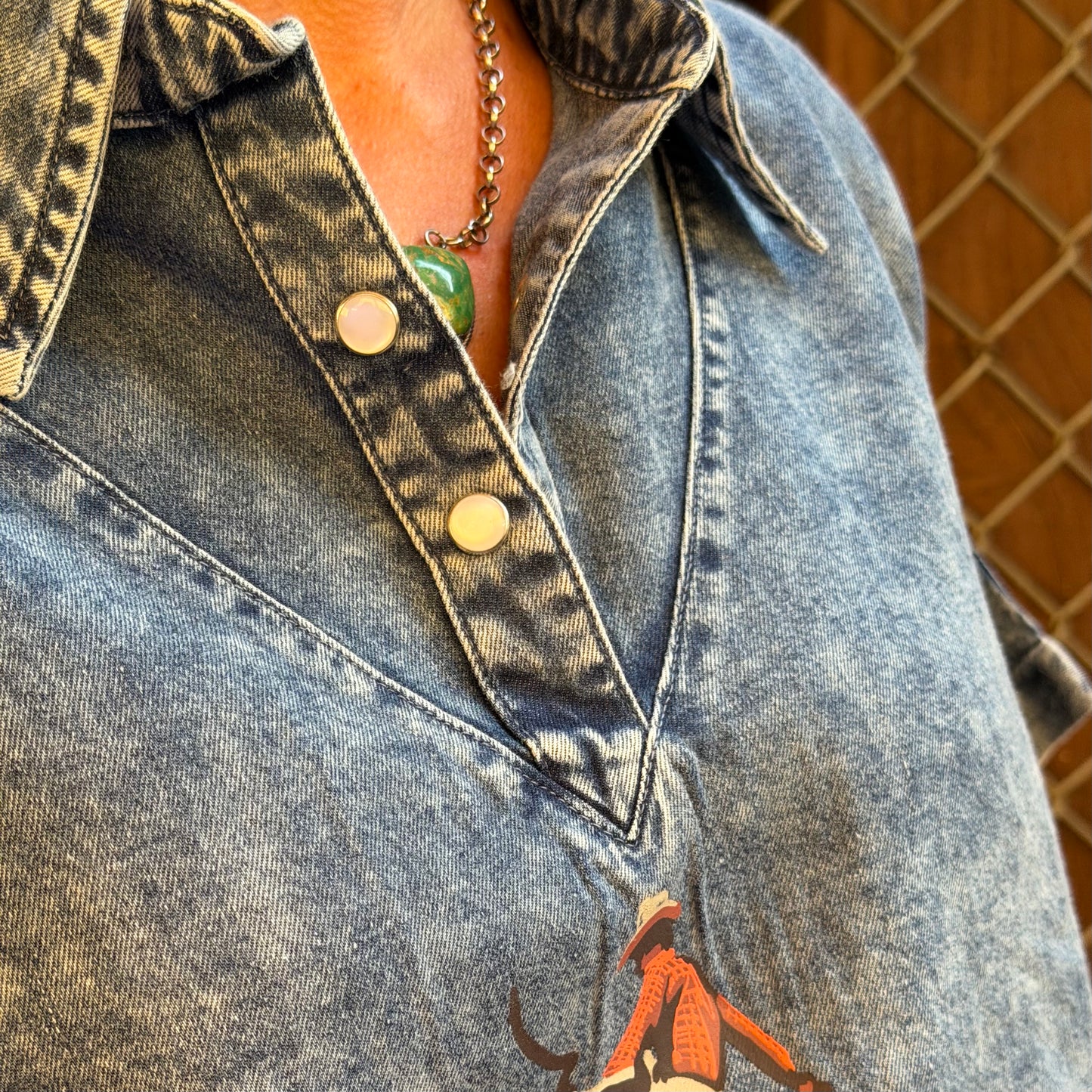 Mane Attraction Denim Top