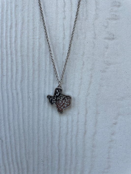 Texas Scroll Necklace