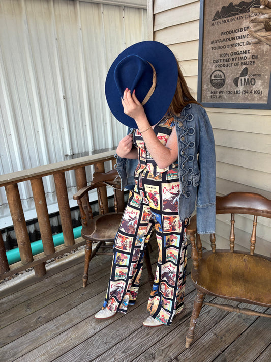 Western Cowboy Stamp Pants