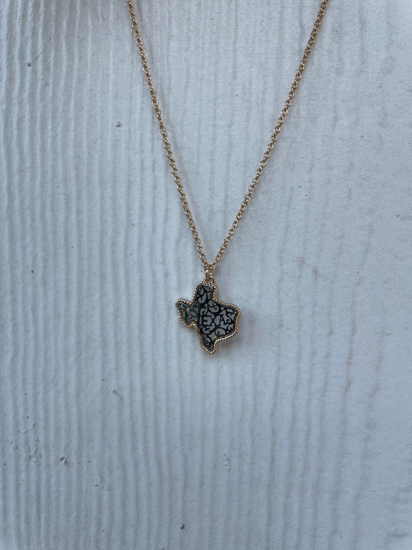 Texas Scroll Necklace