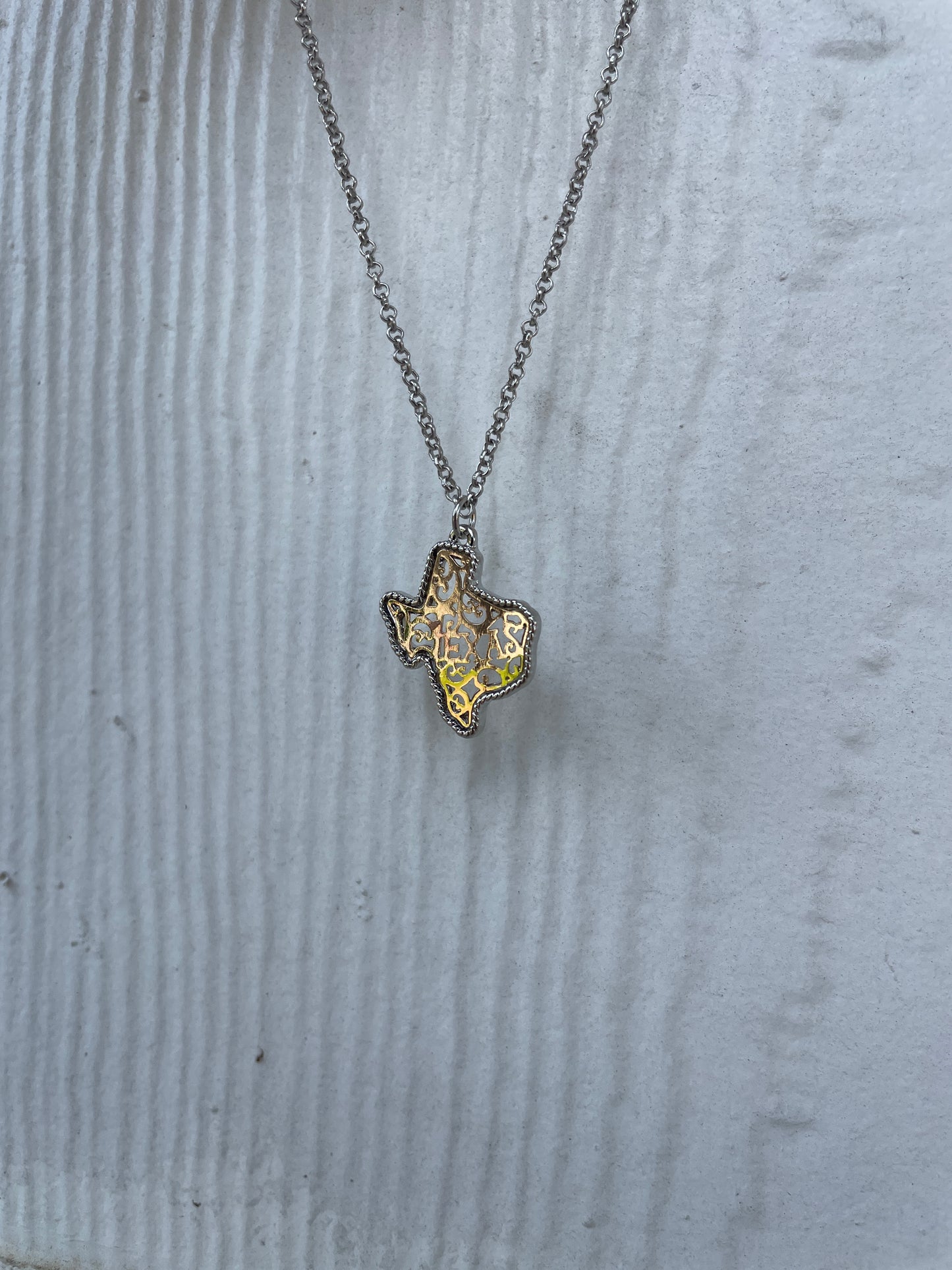 Texas Scroll Necklace