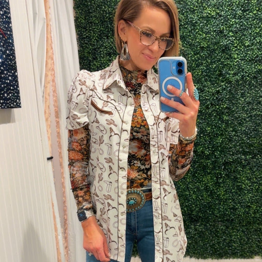 Country Pearl Button Up Shirt