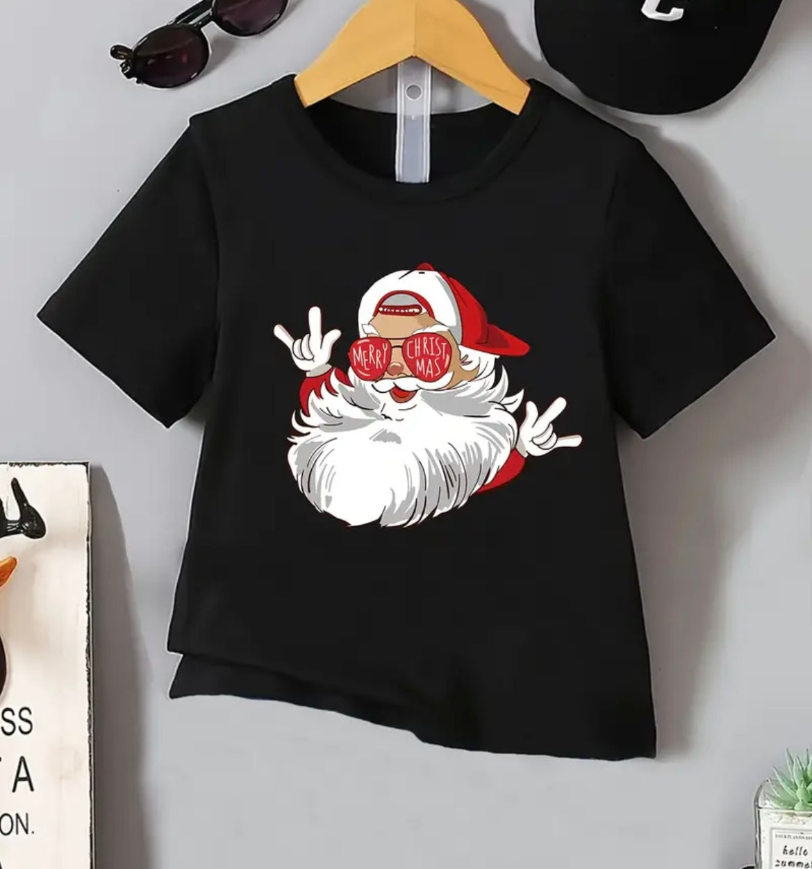 Boys Sunglasses Santa Tee