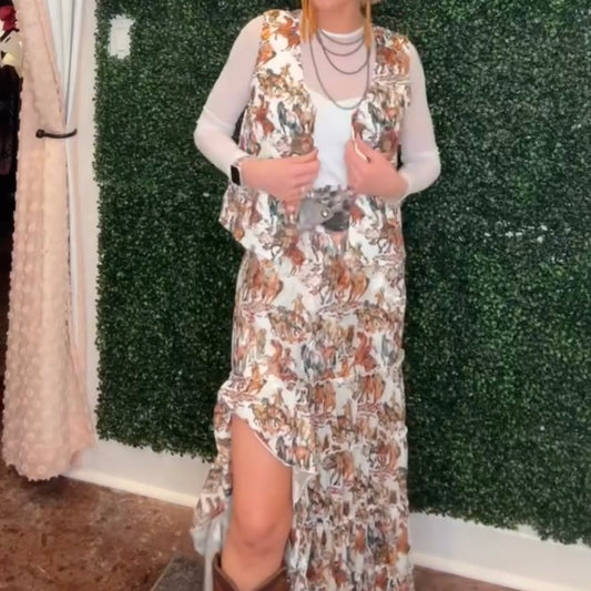 Buckaroo Mesh Maxie Skirt