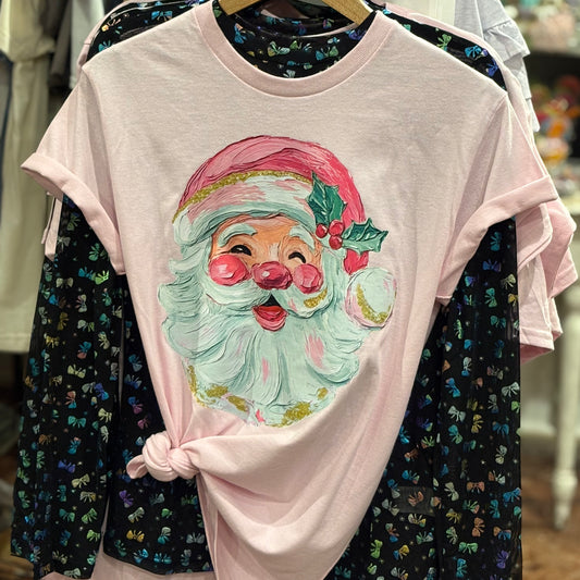 Brushstroke Santa Tee