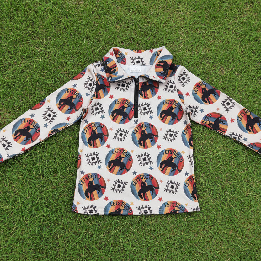 Let’s Rodeo Zipper Hoodie
